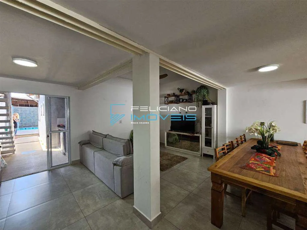 Imagem Sobrado com 3 quartos, Solemar, Praia Grande - R$ 775 mil, Cod: 7556