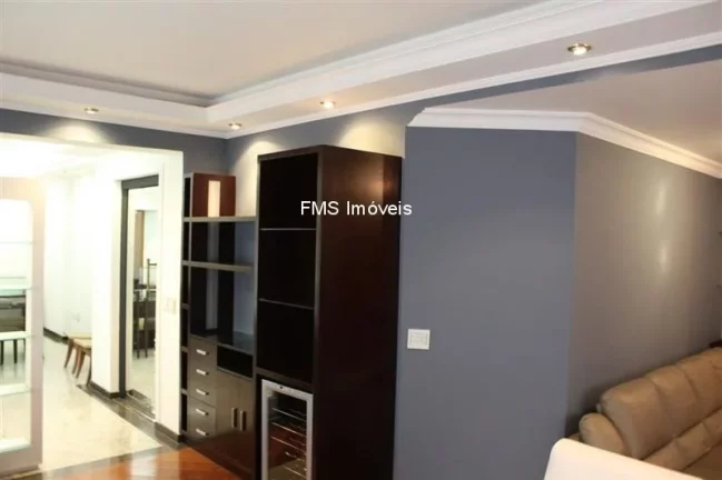 Imagem Apartamento de luxo à venda no Bosque da Saúde, São Paulo-SP: 4 quartos, 3 suítes, 4 salas, 4 vagas de garagem!