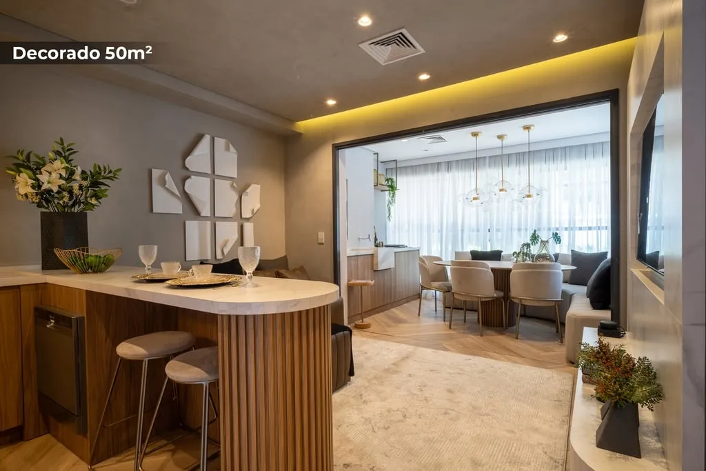 Imagem Um projeto que oferece uma ampla variedade de apartamentos, cada um com sua própria personalidade. ...