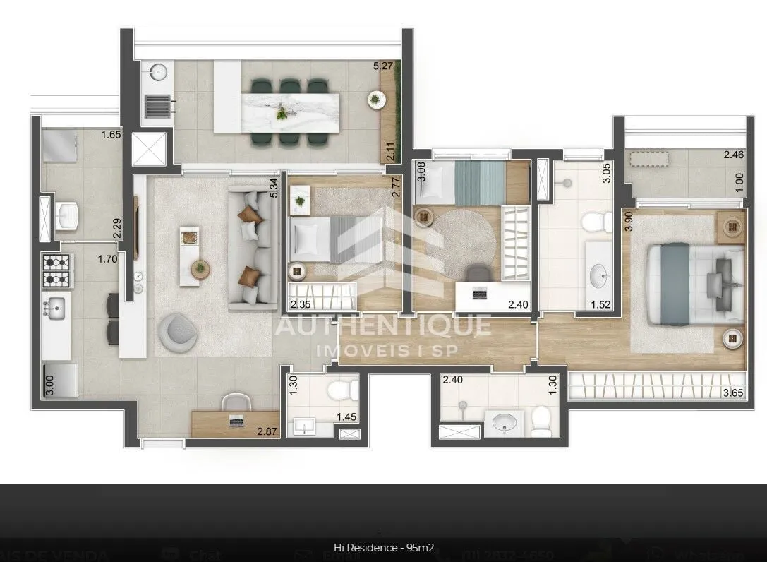 Imagem HI VIEW - ALTO DA BOA VISTA - Apartamento à venda no bairro Alto da Boa Vista - São Paulo/SP, Zona Sul