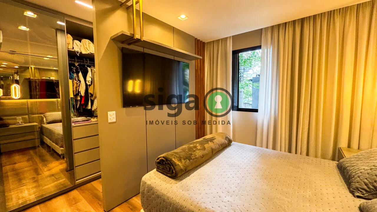 Imagem Apartamento à venda no Panamby: 122m² , 3 dorms (2 suítes) decoração impecável e pronto para morar