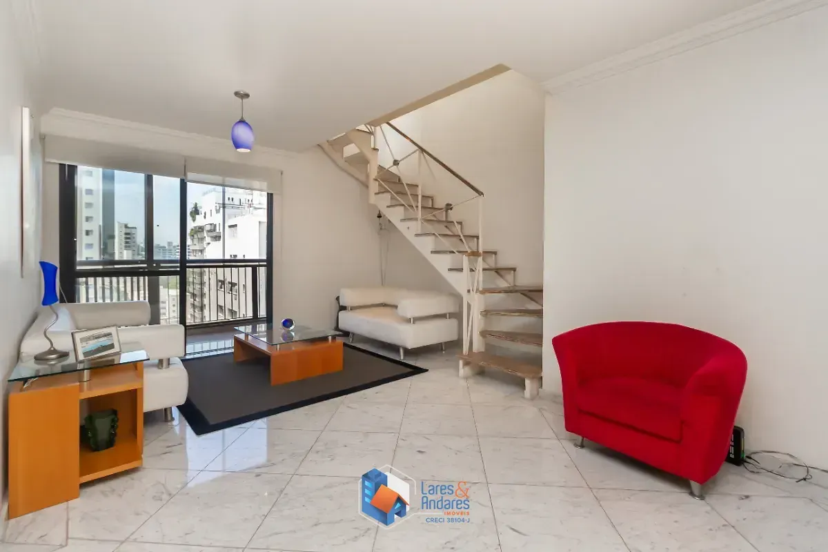 Imagem Cobertura para venda em Moema com 4 quartos, sendo 2 suítes, 206m²