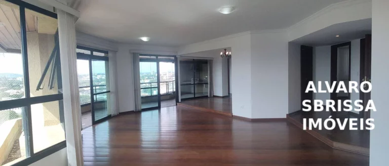 Foto do imóvel Apartamento com 4 vagas, 4 dormitórios sendo 2 suítes, todos com armários, portas balcões, venezianas automáticas e lindas vistas. 287m2. 1 por andar