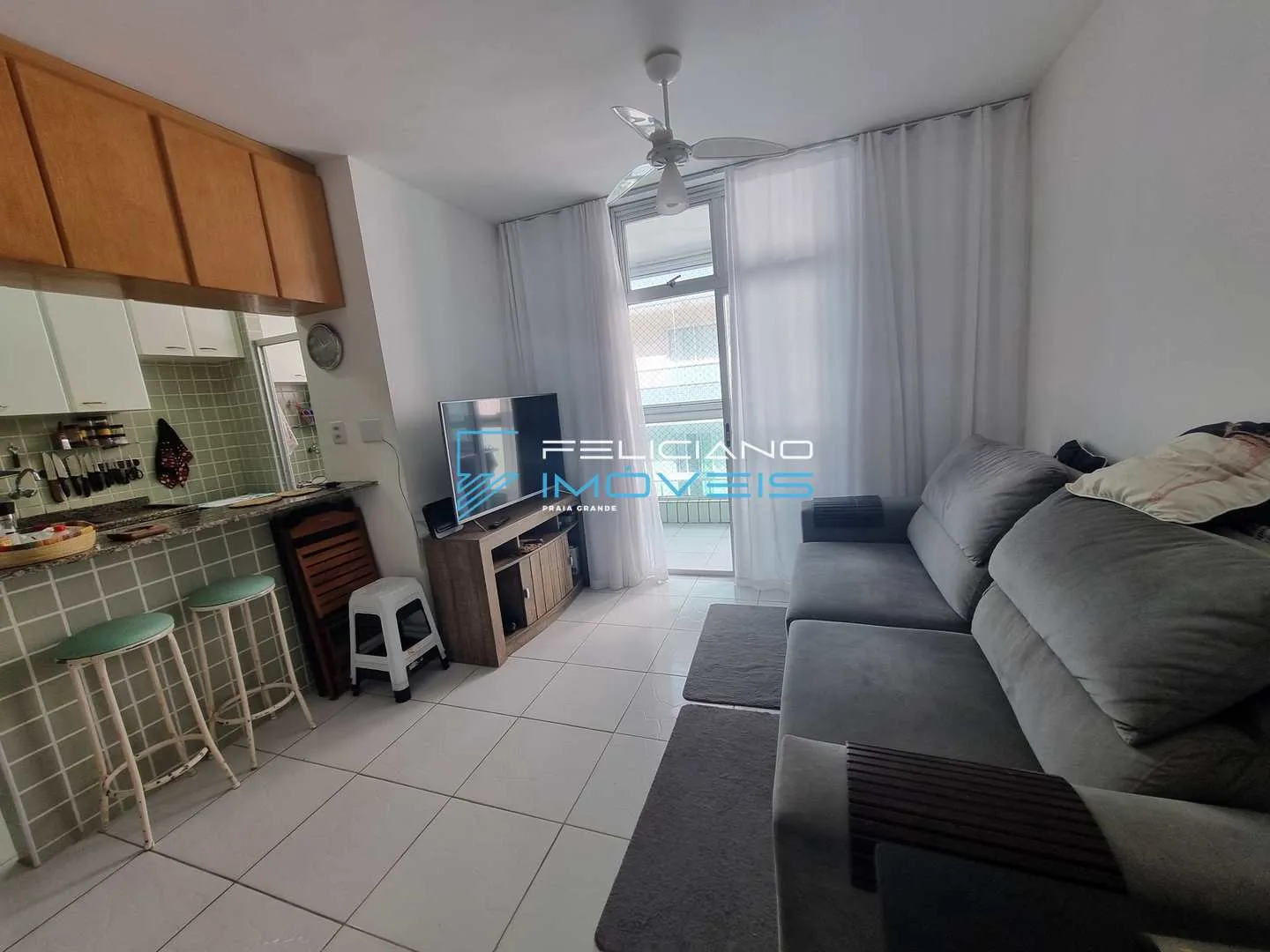 Imagem Apartamento com 1 quarto, Caiçara, Praia Grande - R$ 318 mil, Cod: 5982