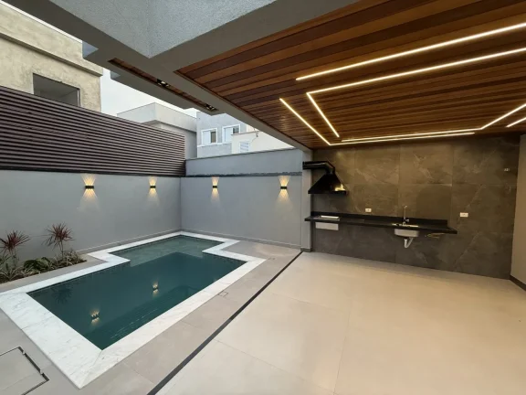 Imagem Casa de Luxo com Automação e Piscina com LED no Nova Jaguari