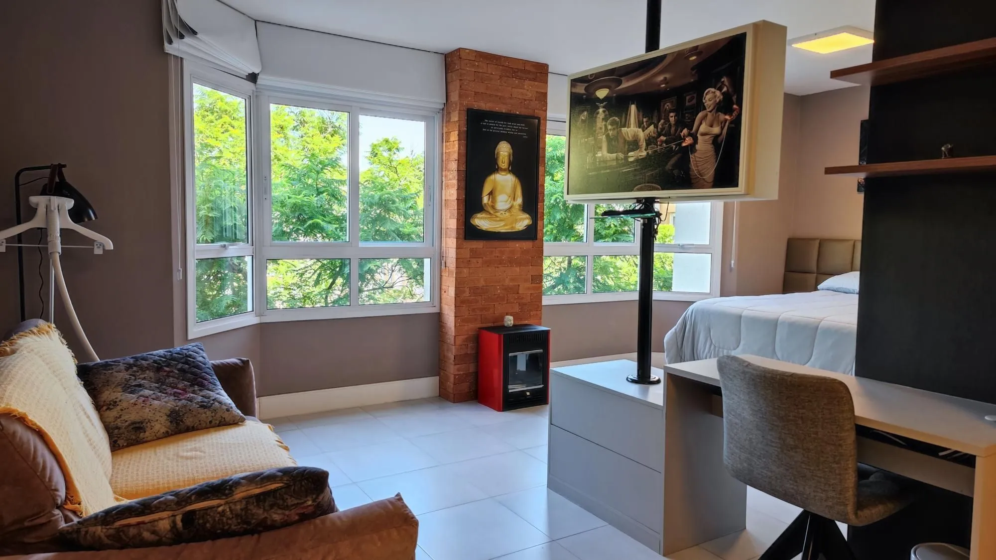 Imagem Apartamento no Centro Histórico de Porto Alegre Mobiliado