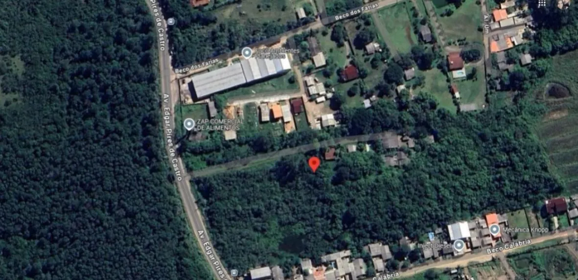 Imagem Terreno Av Edgar Pires de Castro medindo 7982,61m²