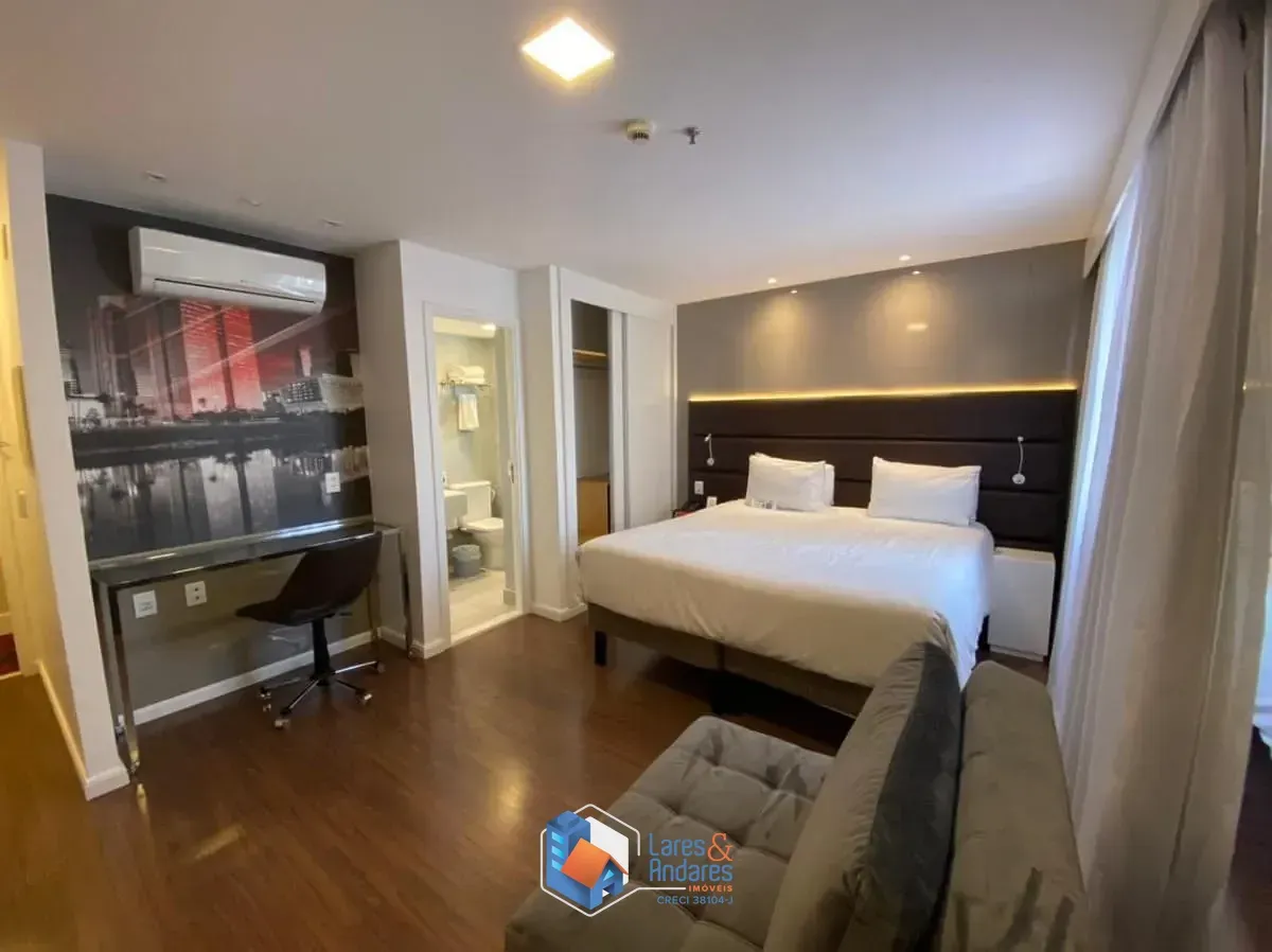 Foto do imóvel Flat para venda em Vila Olímpia com 1 quarto, sendo 1 suíte, 29m² em Rua Santa Justina