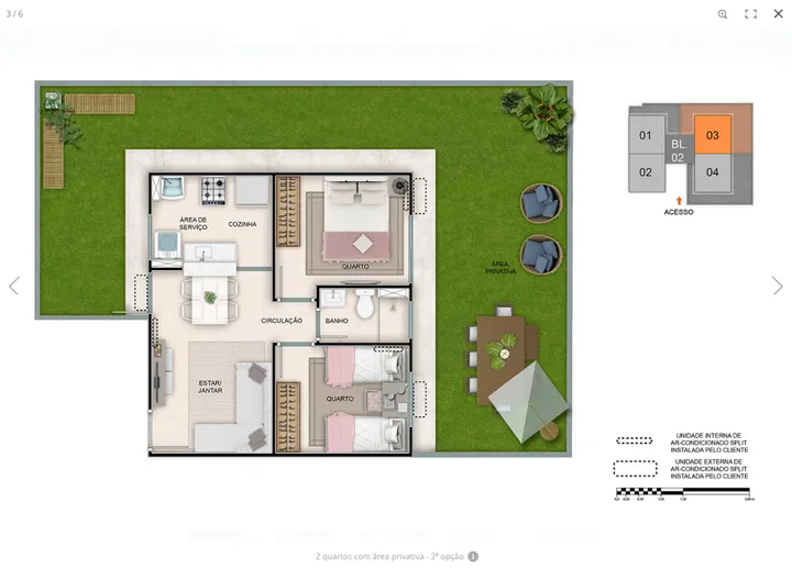 Imagem Apartamento com 2 Quartos à Venda, 39 m² em Planalto - Manaus