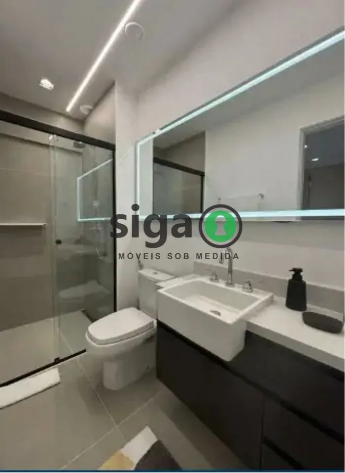 Imagem Apto para LOCAÇÂO ,MOBILIADO, com 77m²,1 suite, 2 vagas, no Brooklin