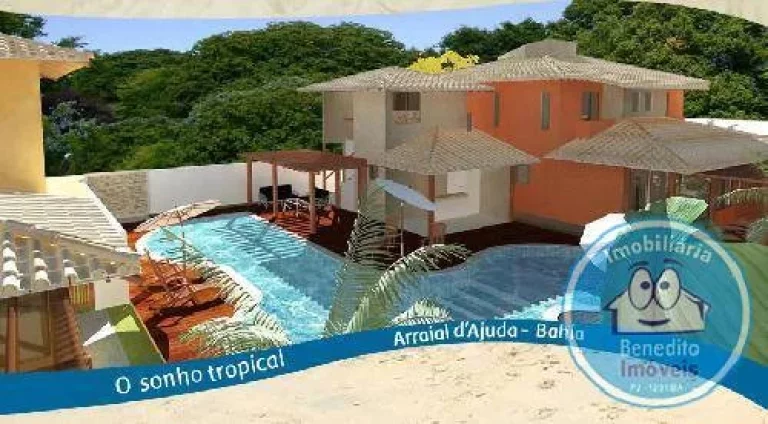 Imagem Casas Duplex no Estilo Arraial D"Ajuda - Conforto, Charme e Natureza