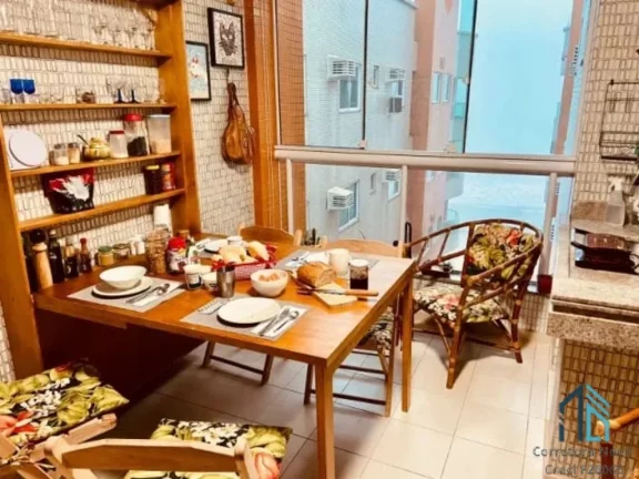 Imagem Apartamento Mobiliado, 03 quartos c/suíte, 02 vagas, beira-mar Praia Central em Itapema SC