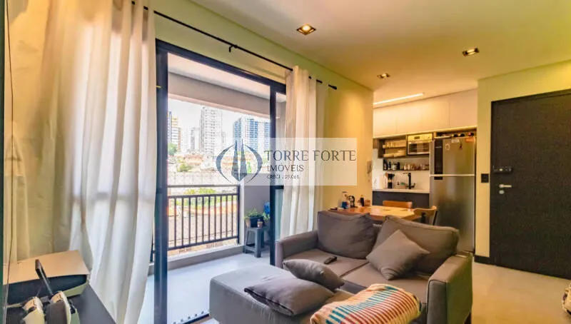 Imagem Lindo apartamento com 50m², 2 dormitórios sendo 1 suíte, 1 vaga de garagem