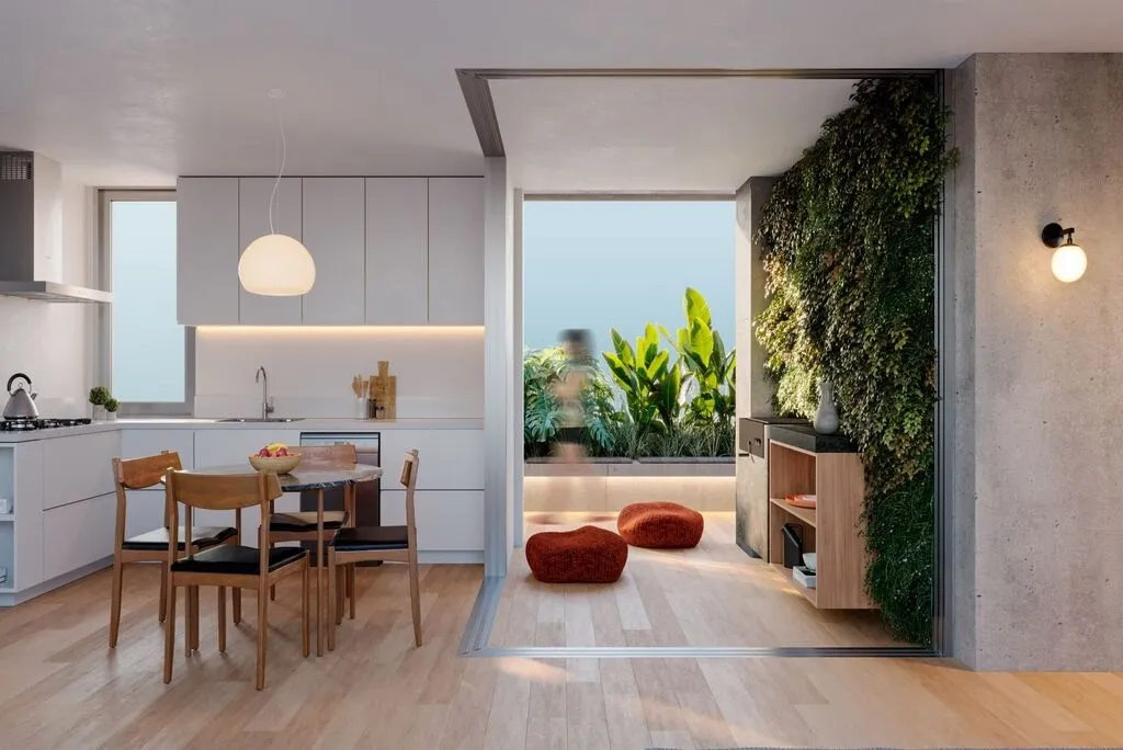 Imagem O edifício traz uma estética elegante e atemporal para a paisagem do bairro. Seus apartamentos tê...