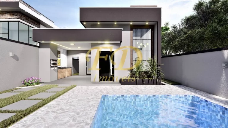 Imagem Casa com Piscina Terra Preta / Financiamento Bancário