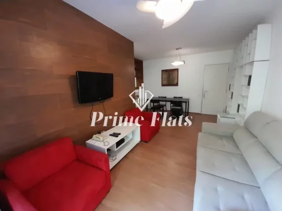 Imagem Flat disponível para venda no Saint Charles Residence Service na Itaim Bibi, com 65m², 2 dormitórios e 1 vaga