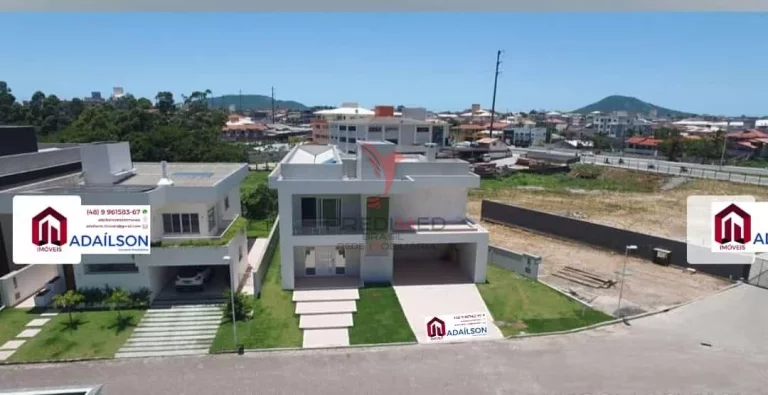 Imagem Casa alto padrão em Condomínio fechado com 4 Quartos à venda, 400m² - Em Florianópolis SC