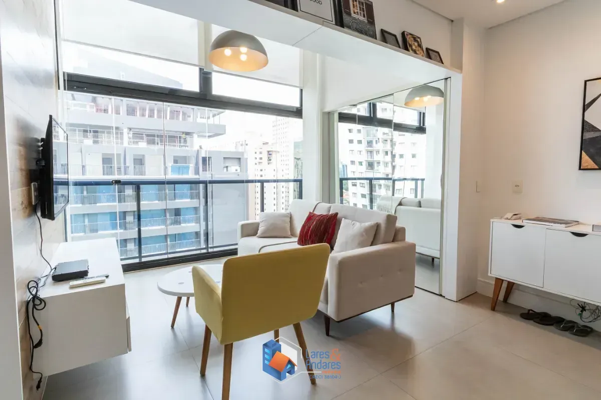 Foto do imóvel Apartamento para venda em Vila Olímpia com 1 quarto, sendo 1 suíte, 62m² em Avenida Doutor Cardoso de Melo