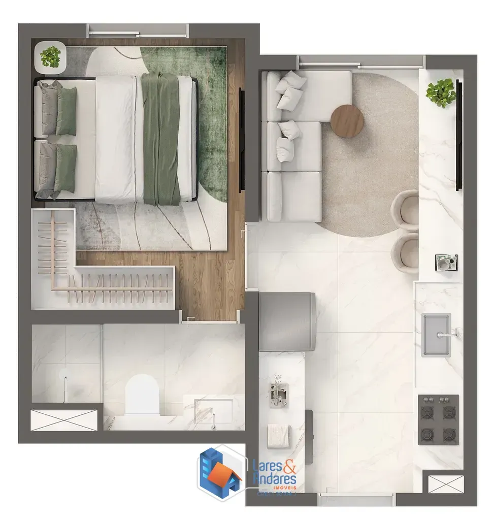 Imagem Apartamento à venda 2 Quartos 31.17M² Vila Independência São Paulo - SP | Grand Vivaz Estação Tamanduateí 3
