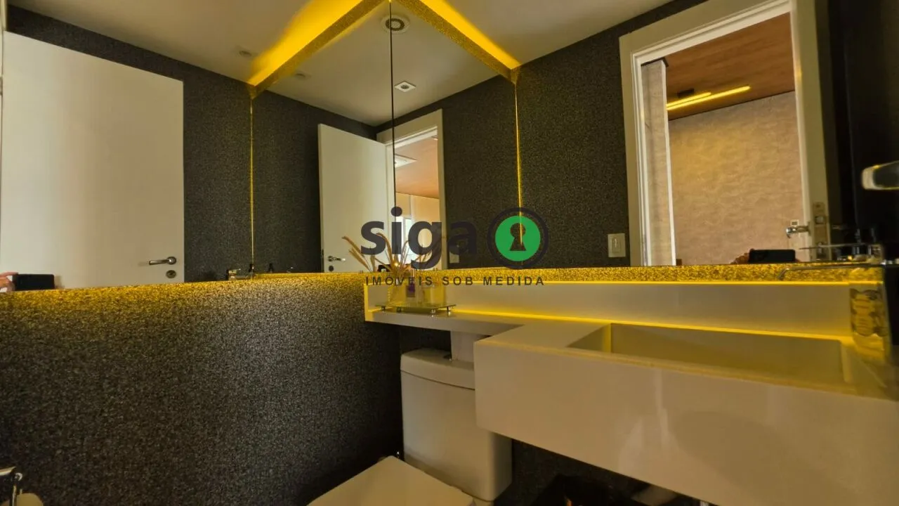 Imagem Apartamento à venda no Brooklin com 117m², 3 suítes, varanda gourmet, andar alto e lazer completo