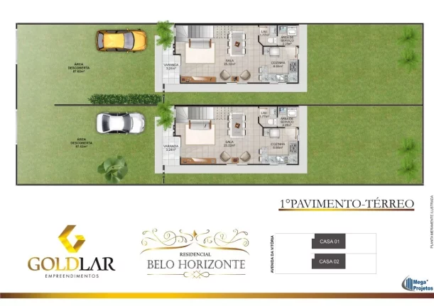 Imagem Casa residencial com 2 dormitório sendo 2 Suites a Venda no bairro Santa Mônica, Guarapari-ES