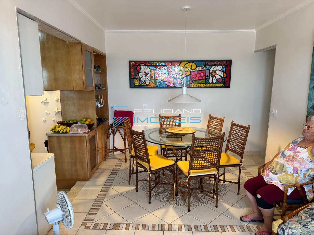 Imagem Apartamento com 2 quartos, Flórida, Praia Grande - R$ 430 mil, Cod: 7025