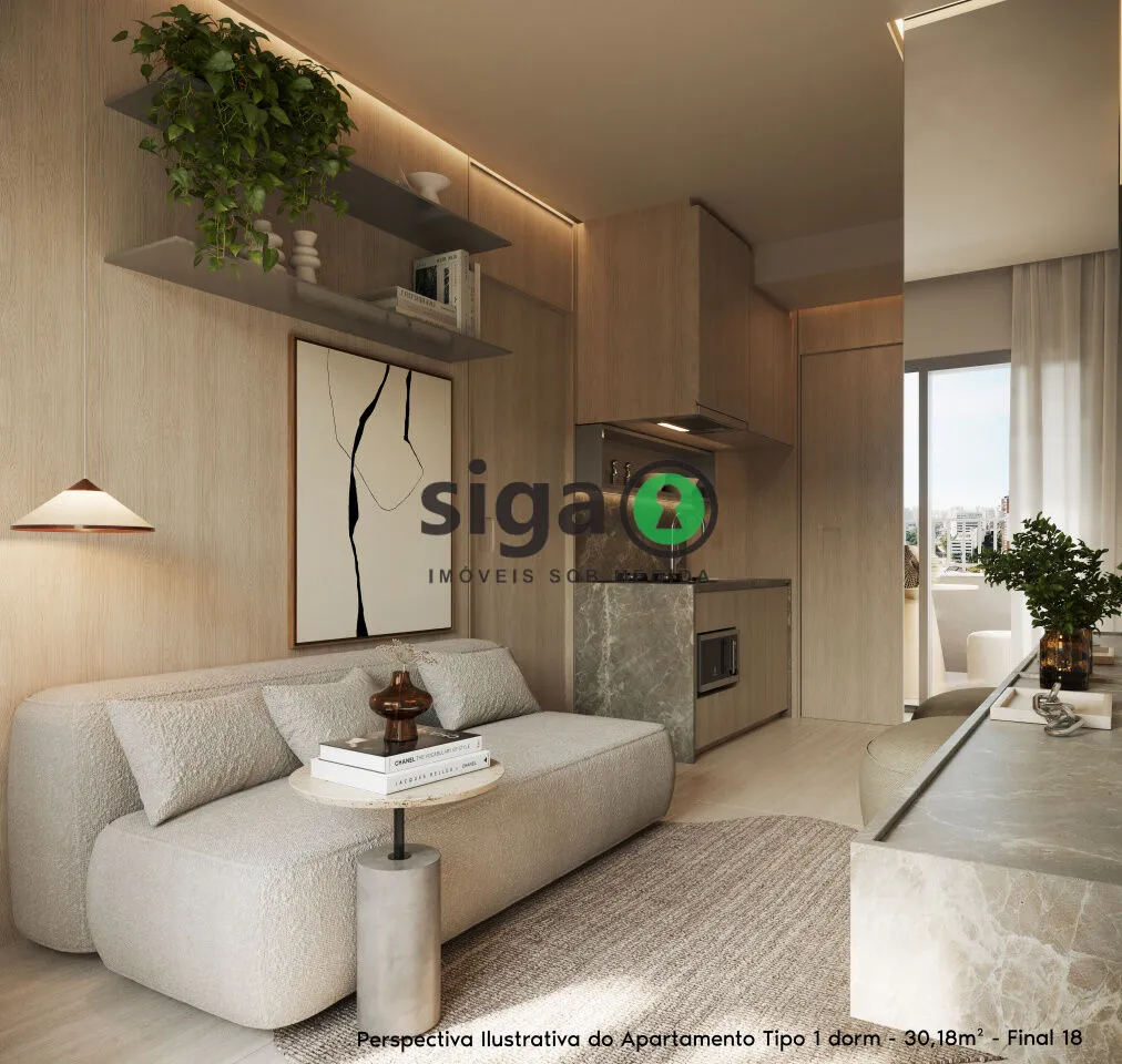 Imagem Apartamento 30 metros (01 dormitório) - Próximo ao metrô Borba Gato