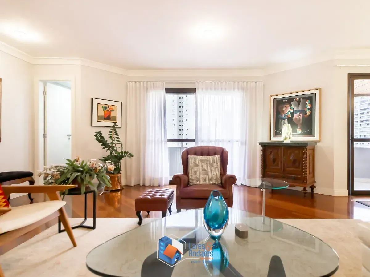 Imagem Apartamento para venda em Santo Amaro com 4 quartos, sendo 2 suítes, 159m²