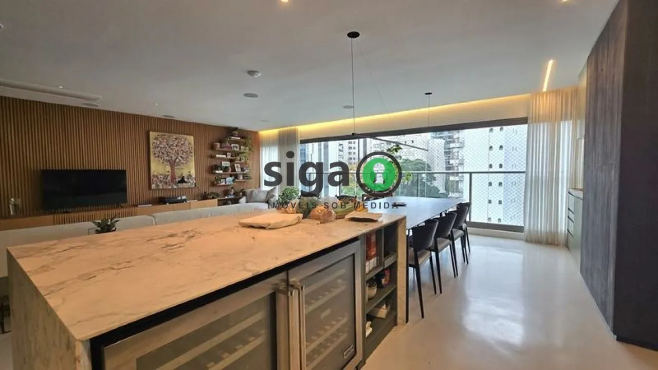 Imagem Apartamento Pronto para Morar no Campo Belo com Varanda Gourmet e 143 m²