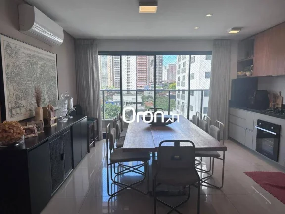 Imagem Apartamento mobiliado com 3 dormitórios à venda, 102 m² por R$ 1.550.000 - Setor Bueno - Goiânia/GO