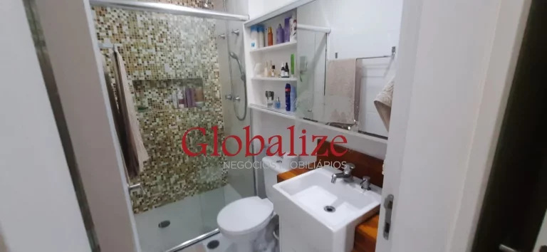 Imagem Belo apartamento em Santos no Marapé em condomínio de Altíssimo Padrão,2 dormitórios, uma suíte, uma vaga privativa, piscina por R$ 615.000,00