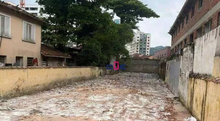 Terreno à venda, 400 m² por R$ 1.200.000 - Campo Grande - Santos/SP