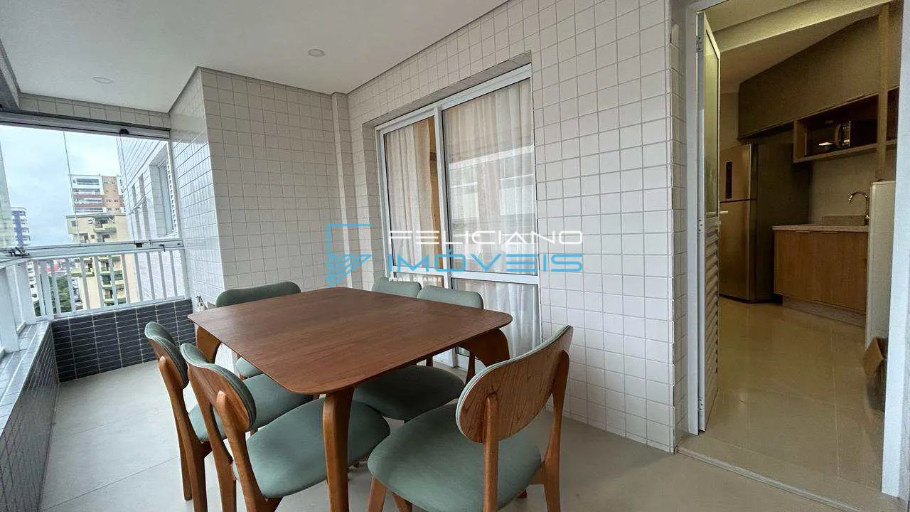 Imagem Apartamento com 2 quartos, Guilhermina, Praia Grande - R$ 772 mil, Cod: 7375