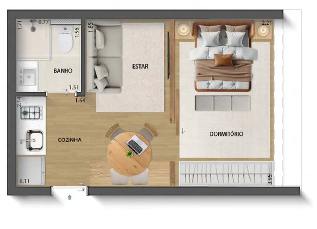 Imagem Aurum Perdizes Studios - Breve Lançamento - Apartamento à venda no bairro Perdizes - São Paulo/SP