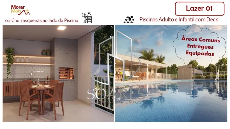 Imagem Smart Vista do Rio: Financiamento Caixa com entrada reduzida no 40 Horas