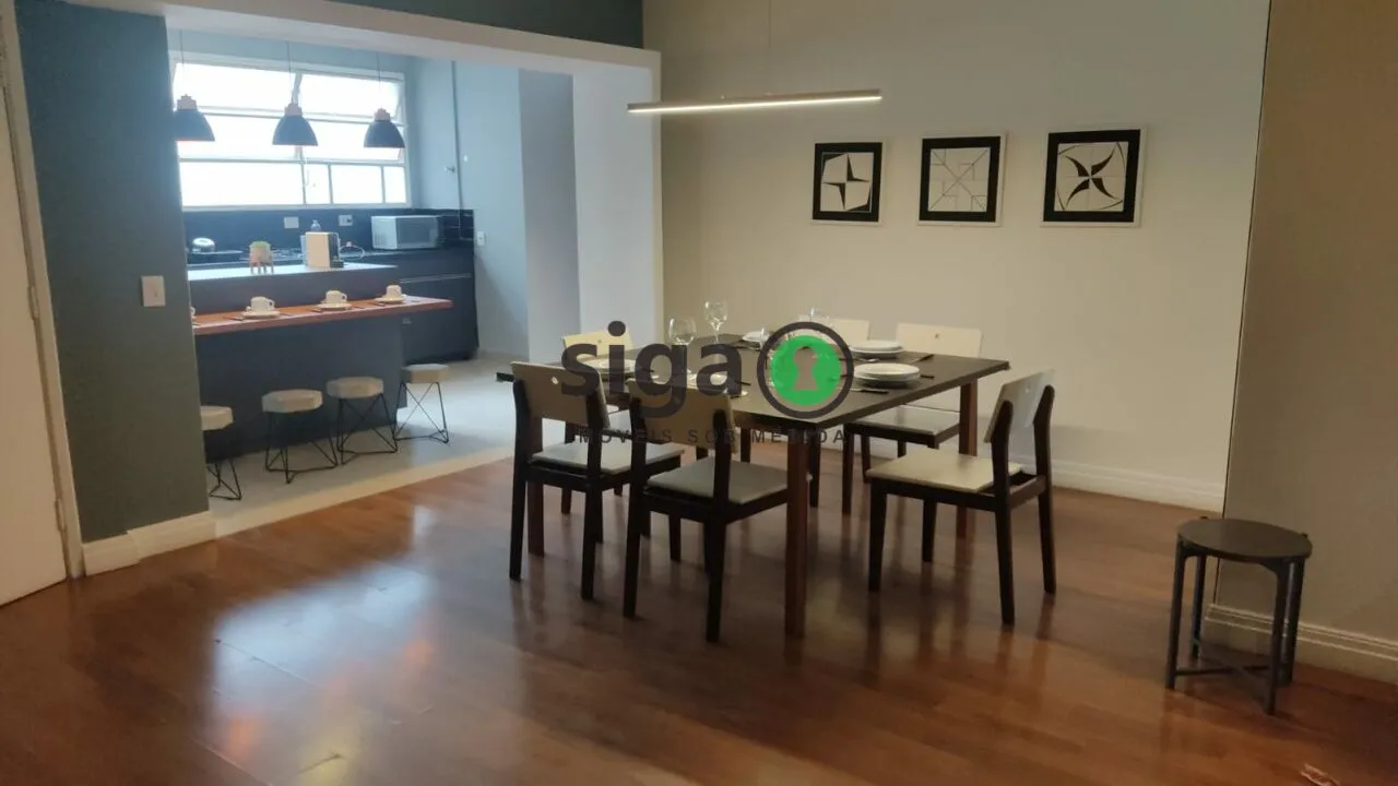 Imagem Apto com 137m² para Locação Mobiliado ou não, no Jardim Paulista, com 1 suite e 1 vaga