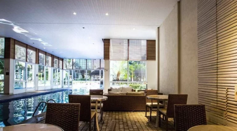 Imagem Flat disponível para venda no Edifício Mandarim no Brooklin, com 50m², 1 dormitório e 1 vaga
