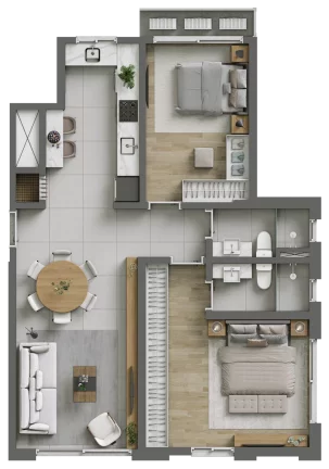Imagem Apartamento 3 quartos para venda no bairro Centro em Torres