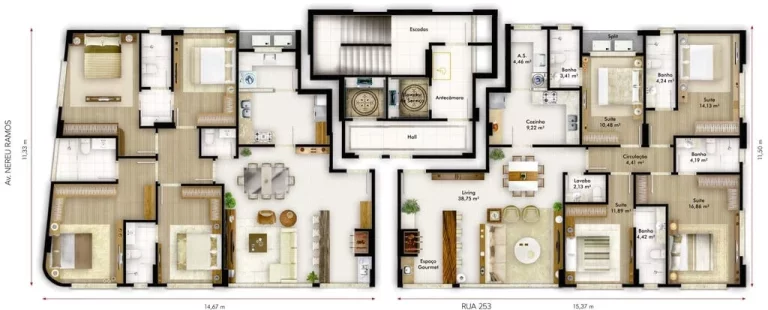 Imagem Monte Carlo Residence - Apartamento à venda no bairro Meia Praia - Itapema/SC