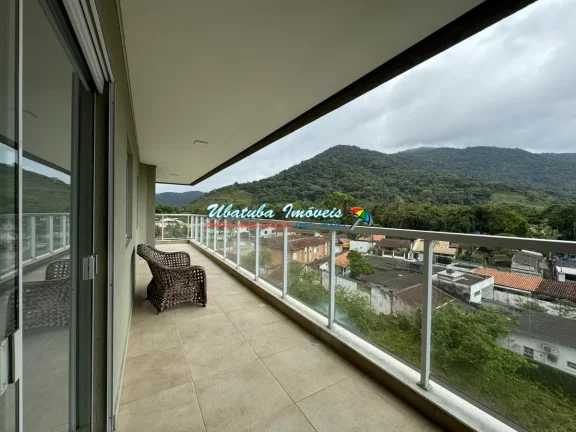 Foto do imóvel Excelente apartamento todo avarandado no centro de Ubatuba com 03 dormitórios e 156 m²