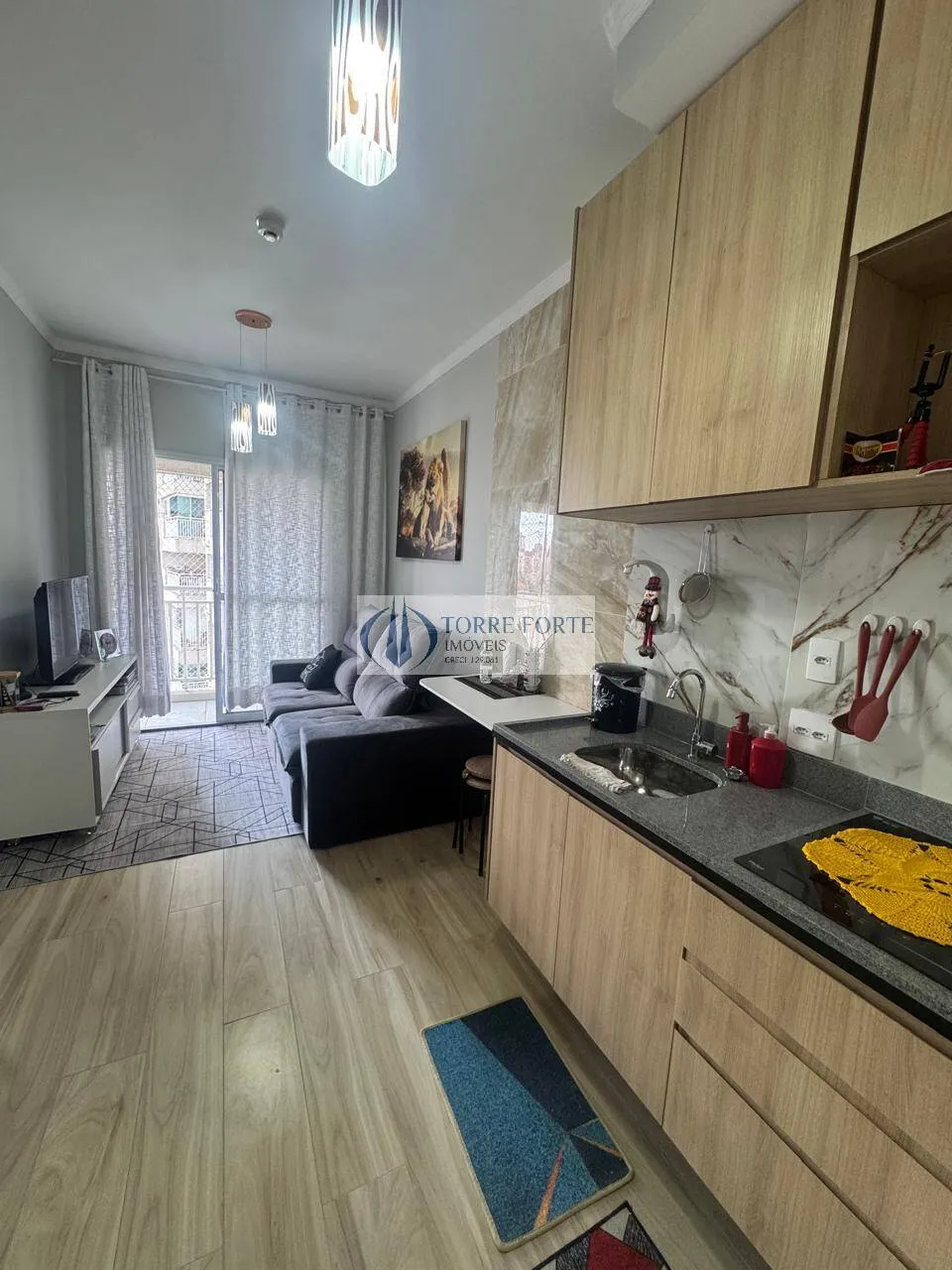 Foto do imóvel Lindo Apartamento Mobiliado com 1 dormitorio 1 vaga, varanda na Penha . em Avenida Amador Bueno da Veiga