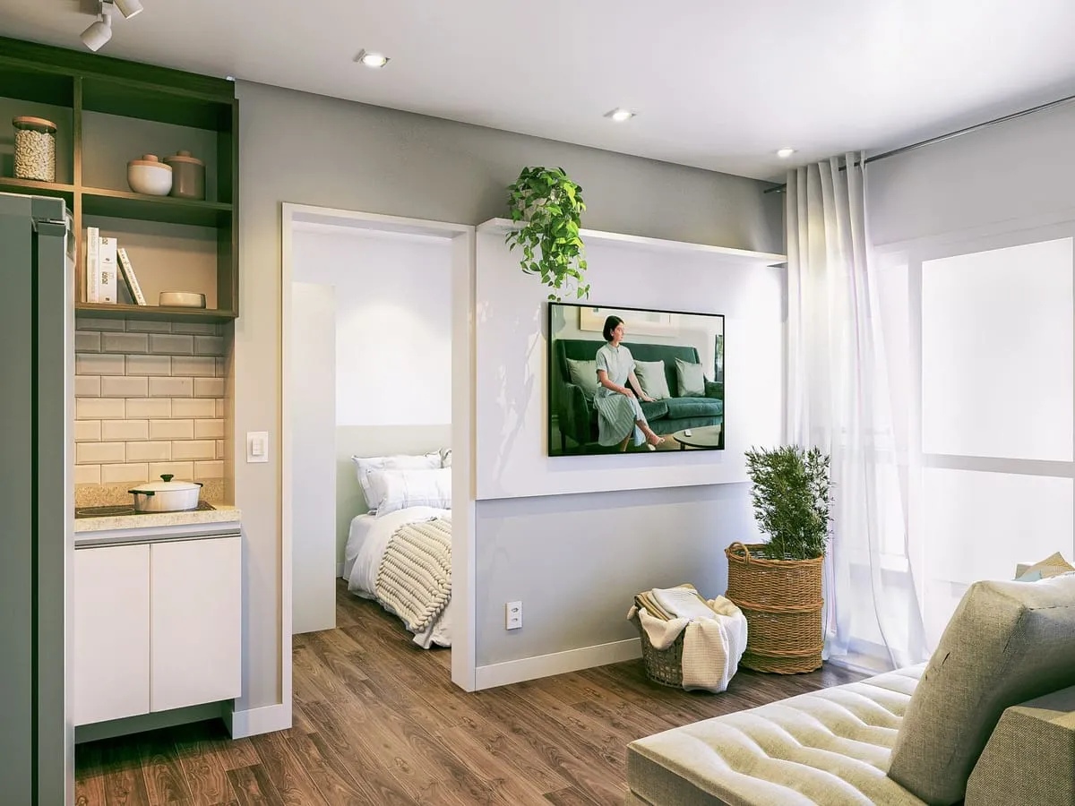 Foto do imóvel Apartamento com 1 Quarto para alugar, 34m² - Pinheiros em Rua Eugênio de Medeiros, 288 - Pinheiros, São Paulo - SP