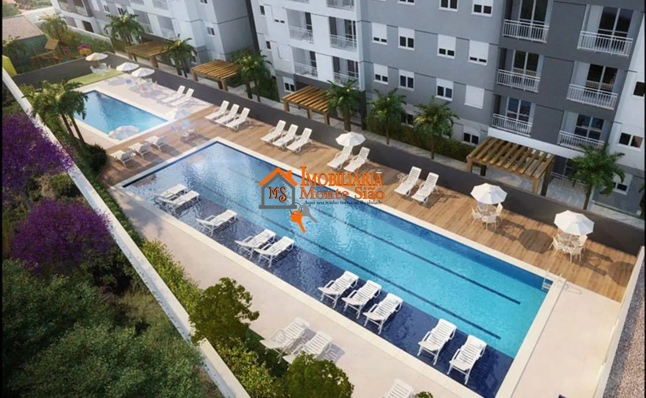 Imagem Apartamento com 2 dormitórios à venda, 43 m² por R$ 311.900,00 - Água Chata - Guarulhos/SP