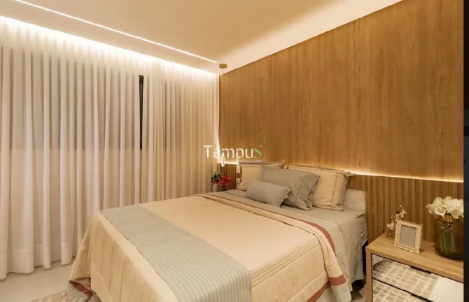 Imagem Apartamento Padrão, 3 quartos com suíte, churrasqueira a carvão na varanda