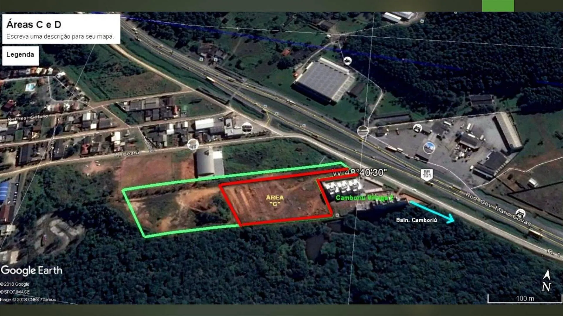 Imagem Terreno - Área industrial, para Venda em Camboriú/SC