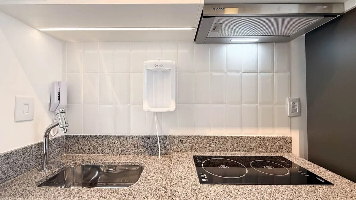 Imagem Apartamento com 1 Quarto para alugar, 18m² - Pinheiros