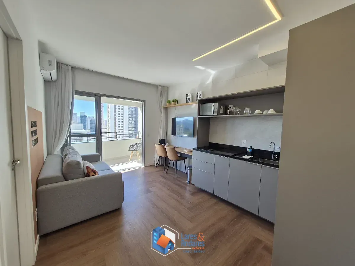 Foto do imóvel Apartamento para venda em Jardim das Acácias com 1 quarto, sendo 1 suíte, 37m² em Rua das Margaridas