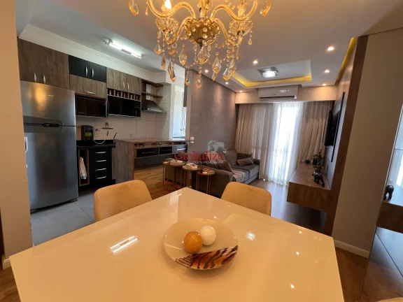 Imagem Apartamento 2 dormitórios, 1 suíte, no residencial Acquaplay todo planejado com 1 vaga de garagem demarcada no Marapé em Santos por R$ 599.000,00