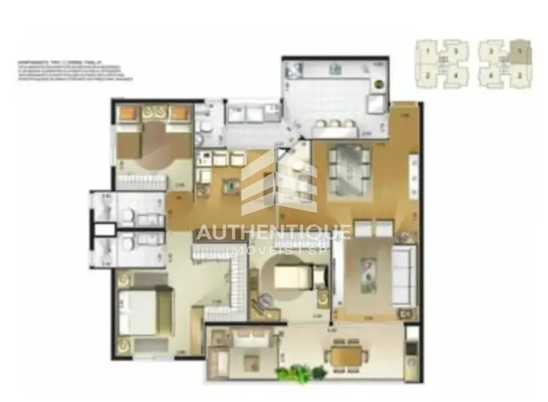 Imagem CASTELLO DI ROMA SBC - Apartamento à venda no bairro Centro - São Bernardo do Campo/SP