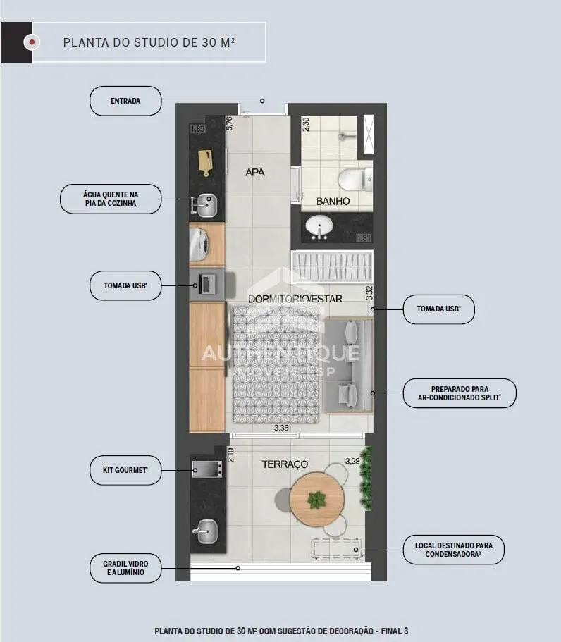 Imagem Z PINHEIROS - Apartamento à venda em São Paulo/SP